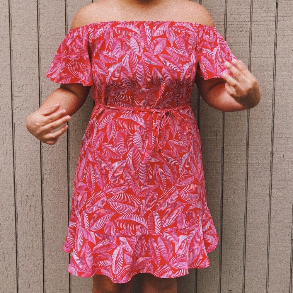 Off the shoulder dress